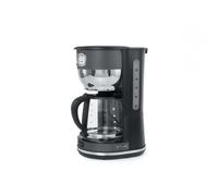 Muse Cafetera de Filtro 1.4L 10 Tazas 1000W con Medidor de Temperatura, Gris