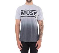 Muse Camiseta con logotipo de Nue oficial, unisex, color blanco, Blanco, XL