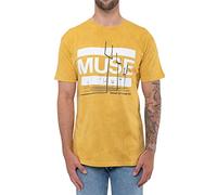 MUSE Camiseta oficial de Origin of Symmetry Nue para hombre, color naranja y amarillo, amarillo, M