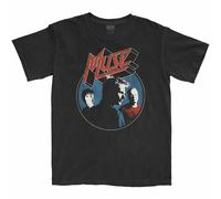 Muse 'Get Down Bodysuit' (Negro) Camiseta - ¡NUEVO Y OFICIAL