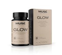 MUSÉ GLOW, Ácido Hialurónico y Antioxidantes, 60 Cápsulas | Polypodium, astaxantina, licopeno, luteína, beta caroteno, vitamina E y selenio, complejo de nutricosmética