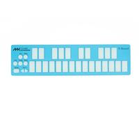 Muse Kinetics K-Board-C - Controlador de teclado MIDI USB MPE de 25 teclas colorido con USB-C (Aqua)