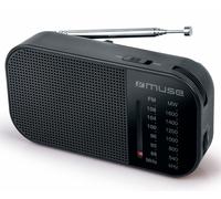 Muse m-025 r negro radio analÓgica am/fm portÁtil con altavoz integr