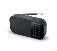Muse M-025 R Negro Radio Analógica Am/Fm Portátil Con Altavoz Integrado