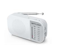 Muse M025R Radio FM Portátil Blanca
