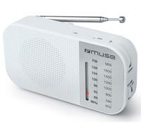Muse M025R Radio FM Portátil Blanca