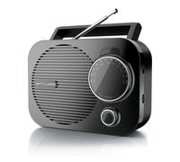 Muse m-050 r radio personal analógica negro