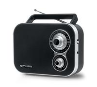 Muse M-051 R Radio - (Voltaje de Entrada de 230 V, frecuencia de Entrada de 50 Hz, Banda FM y MW) Color Negro
