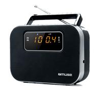 Muse M-081 R Negro / Radio despertador portátil