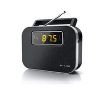 MUSE RADIO PORTATIL C/ RELOGIO AM/FM 230V