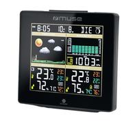Muse M-085 WS. Estación meteorológica. Previsión Metereologica, Alerta de Helada, Temperatura y Humedad Interior y Exterior. Pantalla en Color. Sensor Exterior inalambrico