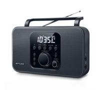 Muse M-091 R - Radio (Portátil, Digital, AM,FM, LCD, Blanco, Negro)