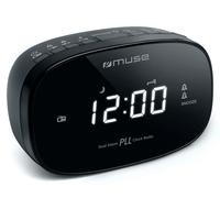 Muse m-155cr despertador reloj despertador digital negro