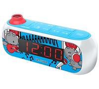 Muse M-167KDB - Radio Reloj con Proyector con Alarma Dual, Azul
