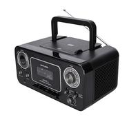 Radio Con Reproductor De CD Y Cassette M-182 RDC (Negro) - MUSE