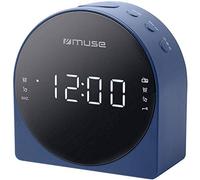 Muse M-185 CBL - Despertador (Reloj Despertador Digital, Negro, LED, 2,29 cm (0.9"), AAA/R03/UM4, 230 V)