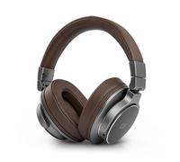 Muse M-278 BT - Auriculares Bluetooth (reproducción inalámbrica hasta 12 Horas, Plegables, Auriculares Integrados), Color Gris y marrón