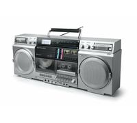 Muse M-380GBS Boombox - Casetes Retro con Reproductor de CD, AUX y Bluetooth, Compatible con Smartphone, grabadora de Cassette, diseño Vintage Fresco