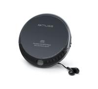 MUSE M-900 DM Reproductor de CD/MP3 programable con función antigolpes y pantalla LCD - Negro