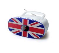 Muse MD-205 UK Blanco / Radio CD Portátil