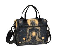 Muse Moon Godness - Lonchera gótica bohemia para el trabajo con correa para el hombro, lonchera para hombres para oficina, lonchera para hombre de Trabajo