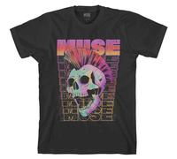 Muse Mowhawk Skull con licencia Camiseta hombre
