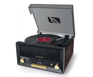 Muse MT-112 W Microcadena CD con Tocadiscos Negro