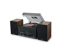 Muse MT120MB Microcadena con Tocadiscos Madera/Negro