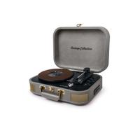 Giradiscos MUSE MT-201 BTG Color Gris, con Sistema Estereo