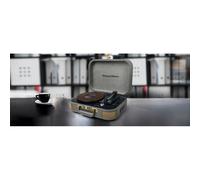 Giradiscos MUSE MT-201 BTG Color Gris, con Sistema Estereo