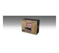 Muse MT-201 BTP - Giradiscos Muse Tres velocidades, Bluetooth, USB y Lector de Tarjetas SD, Rosa