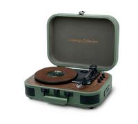 Muse MT-207PGR Verde / Tocadiscos con Altavoces