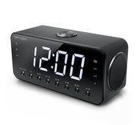Muse Reloj Radio con Pantalla Jumbo Dual Alarma (Función de repetición/Nanas/Nap)
