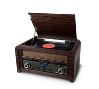 Muse Tocadiscos Retro - Vinilos con Dab +, CD, USB, RCA, Conector para Auriculares y Bluetooth