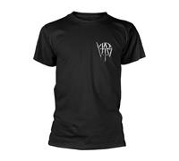 MUSE - WOTP ORANGE STENCIL BLACK T-Shirt, Front & Back Print Small