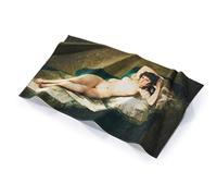 Musearta BT-FG-MD-V424230 - Toalla de Playa Unisex con diseño de La Maja Desnuda del Artista Francisco de Goya de algodón en el tamaño 90 x 150 cm