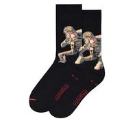 MuseARTa Calcetines de algodón con la pintura Saturno del artista Francisco de Goya en la talla 36-40, FG-SAL-06-36-40, Negro, 38-42