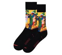 MuseARTa Calcetines unisex Lady in a Green Jacket Multi, 36-40, multicolor