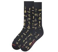 MuseARTa Egyptian Symbols Calcetines Unisex adulto (Pack de 1)