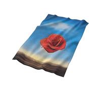 MuseARTa KT-SD-MR - Paño de Cocina (algodón, 40 x 60 cm), diseño de Rosas meditativas del Artista Salvador Dalí