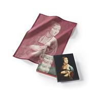 Musearta TT-LV-LE-10-V424198 - Juego de 3 Toallas de Cocina Unisex con diseño de Lady with an Ermine Des Artilers Leonardo da Vinci de algodón en el tamaño de 50 x 70 cm, TT-LV-LE-10-V424198
