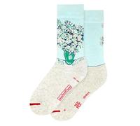MuseARTa Vincent Van Gogh Calcetines, Verde, 42-48 Unisex Adulto