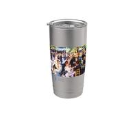 Musée d'Orsay París Danza En Le Moulin De La Galette Renoir Vaso térmico de acero inoxidable de doble pared