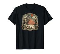 Musée du Louvre Paris Francia Ornate Camiseta