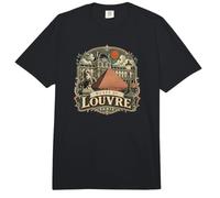 Musée du Louvre Paris Francia Ornate Comfort Colors Adult Heavyweight T-Shirt