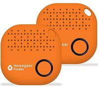 musegear Localizador de Llaves App - Naranja - Nueva VERSIÓN 2 | Más Volumen - 2 Paquete
