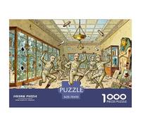 Museo Arqueológico Puzzle De Madera Impermeable DIY Puzzles De 1000 Piezas para Adultos Desafiante Y Estimulante Rompecabezas para Decoración del Hogar