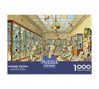 Museo Arqueológico Puzzle De Madera Impermeable DIY Puzzles De 1000 Piezas Regalos para Adultos Desafiante Y Estimulante Rompecabezas Juegos Educativos