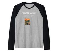Museo de Arte Gráfico Moderno Edvard Munch The Scream Camiseta Manga Raglan