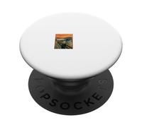 Museo de Arte Gráfico Moderno Edvard Munch The Scream PopSockets PopGrip Adhesivo